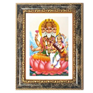 Brahma Decorative Photo Frame With White Mount | Premium Wall & Tabletop Picture Frame | Home, Office & Temple Decoration | 10x14 Inch (Pack Of 1) (F32365) Brahma Decorative Photo Frame With White Mount | Premium Wall & Tabletop Picture Frame | Home, Office & Temple Decoration | 10x14 Inch (Pack Of 1) (F32365)