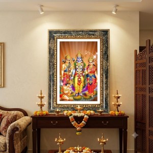 Rama Decorative Photo Frame With White Mount | Premium Wall & Tabletop Picture Frame | Home, Office & Temple Decoration | 8x12 Inch (Pack Of 1) (F32439) Rama Decorative Photo Frame With White Mount | Premium Wall & Tabletop Picture Frame | Home, Office & Temple Decoration | 8x12 Inch (Pack Of 1) (F32439)