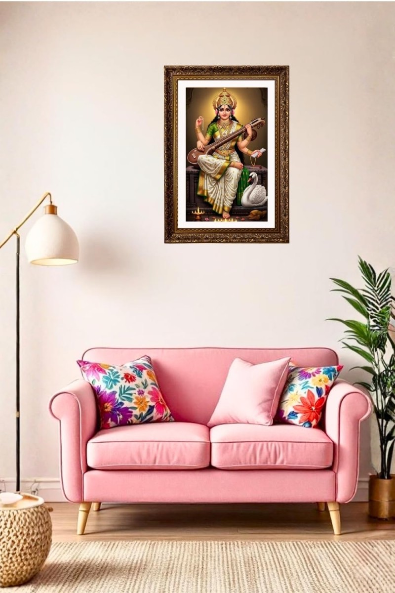 Vertical16X24 Inches Frame Big Photo Frame - 20x28 Inches For Home,Temple & Office Decoration (F10933)