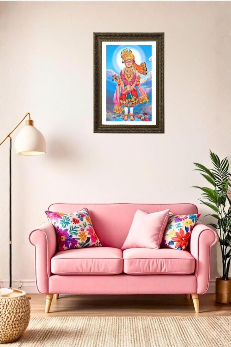Vertical16X24 Inches Frame Big Photo Frame - 20x28 Inches For Home,Temple & Office Decoration (F10850)