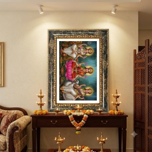Radhaa Krishna Decorative Photo Frame With White Mount | Premium Wall & Tabletop Picture Frame | Home, Office & Temple Decoration | 12x16 Inch (Pack Of 1) (F31369) Radhaa Krishna Decorative Photo Frame With White Mount | Premium Wall & Tabletop Picture Frame | Home, Office & Temple Decoration | 12x16 Inch (Pack Of 1) (F31369)
