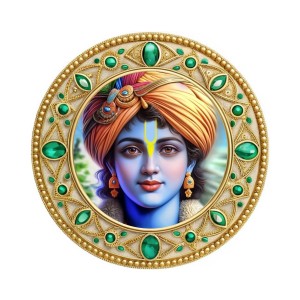 Lord Krishna Fridge Magnet Wooden | Glossy Sublimation Print | 4x4 Inch | Strong Magnet Back | Decorative Magnet for Fridge, Almirah & Temple Decor (F23746) Lord Krishna Fridge Magnet Wooden | Glossy Sublimation Print | 4x4 Inch | Strong Magnet Back | Decorative Magnet for Fridge, Almirah & Temple Decor (F23746)