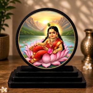 Car Dashboard Wooden Bala Tripura Sundari Showpiece | 4 X 4.5 Inch Sublimation Printed Decorative Stand | 4 Mm MDF | Home Decor | Made in India (F33326) Car Dashboard Wooden Bala Tripura Sundari Showpiece | 4 X 4.5 Inch Sublimation Printed Decorative Stand | 4 Mm MDF | Home Decor | Made in India (F33326)
