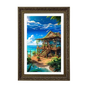 Vertical16X24 Inches Frame Big Photo Frame - 20x28 Inches For Home,Temple & Office Decoration (F10782)