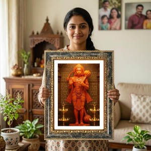 Venkateswara Decorative Photo Frame With White Mount | Premium Wall & Tabletop Picture Frame | Home, Office & Temple Decoration | 10x14 Inch (Pack Of 1) (F32364) Venkateswara Decorative Photo Frame With White Mount | Premium Wall & Tabletop Picture Frame | Home, Office & Temple Decoration | 10x14 Inch (Pack Of 1) (F32364)