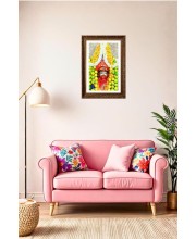 Vertical16X24 Inches Frame Big Photo Frame - 20x28 Inches For Home,Temple & Office Decoration (F10883)
