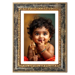 Narendra Modi Decorative Photo Frame With White Mount | Premium Wall & Tabletop Picture Frame | Home, Office & Temple Decoration | 12x16 Inch (Pack Of 1) (F31539)