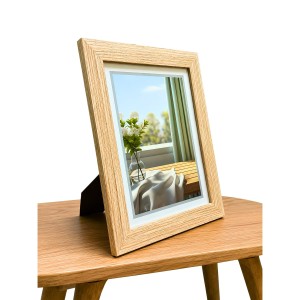 Wooden Photo Frame | Natural Wood Finish Picture Frame | Wall Hanging & Tabletop Display | Modern Photo Frame for Home, Office, Living Room & Bedroom Decor