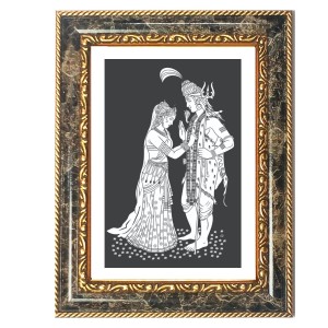 Shiva And Parvati Decorative Photo Frame With White Mount | Premium Wall & Tabletop Picture Frame | Home, Office & Temple Decoration | 8x12 Inch (Pack Of 1) (F31387) Shiva And Parvati Decorative Photo Frame With White Mount | Premium Wall & Tabletop Picture Frame | Home, Office & Temple Decoration | 8x12 Inch (Pack Of 1) (F31387)
