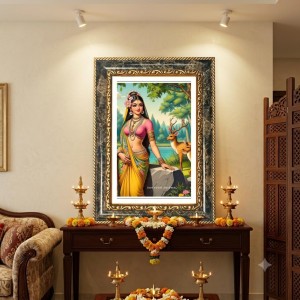 Shakuntala Decorative Photo Frame With White Mount | Premium Wall & Tabletop Picture Frame | Home, Office & Temple Decoration | 8x12 Inch (Pack Of 1) (F33108) Shakuntala Decorative Photo Frame With White Mount | Premium Wall & Tabletop Picture Frame | Home, Office & Temple Decoration | 8x12 Inch (Pack Of 1) (F33108)