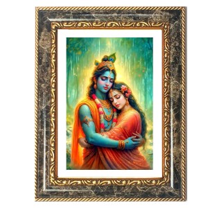 Radhaa Krishna Decorative Photo Frame With White Mount | Premium Wall & Tabletop Picture Frame | Home, Office & Temple Decoration | 12x16 Inch (Pack Of 1) (F33130) Radhaa Krishna Decorative Photo Frame With White Mount | Premium Wall & Tabletop Picture Frame | Home, Office & Temple Decoration | 12x16 Inch (Pack Of 1) (F33130)