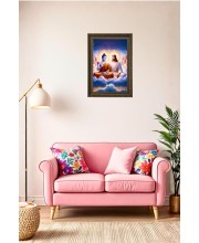 Vertical16X24 Inches Frame Big Photo Frame - 20x28 Inches For Home,Temple & Office Decoration (F10874)