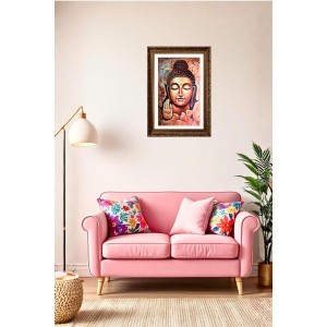 Vertical16X24 Inches Frame Big Photo Frame - 20x28 Inches For Home,Temple & Office Decoration (F10901)