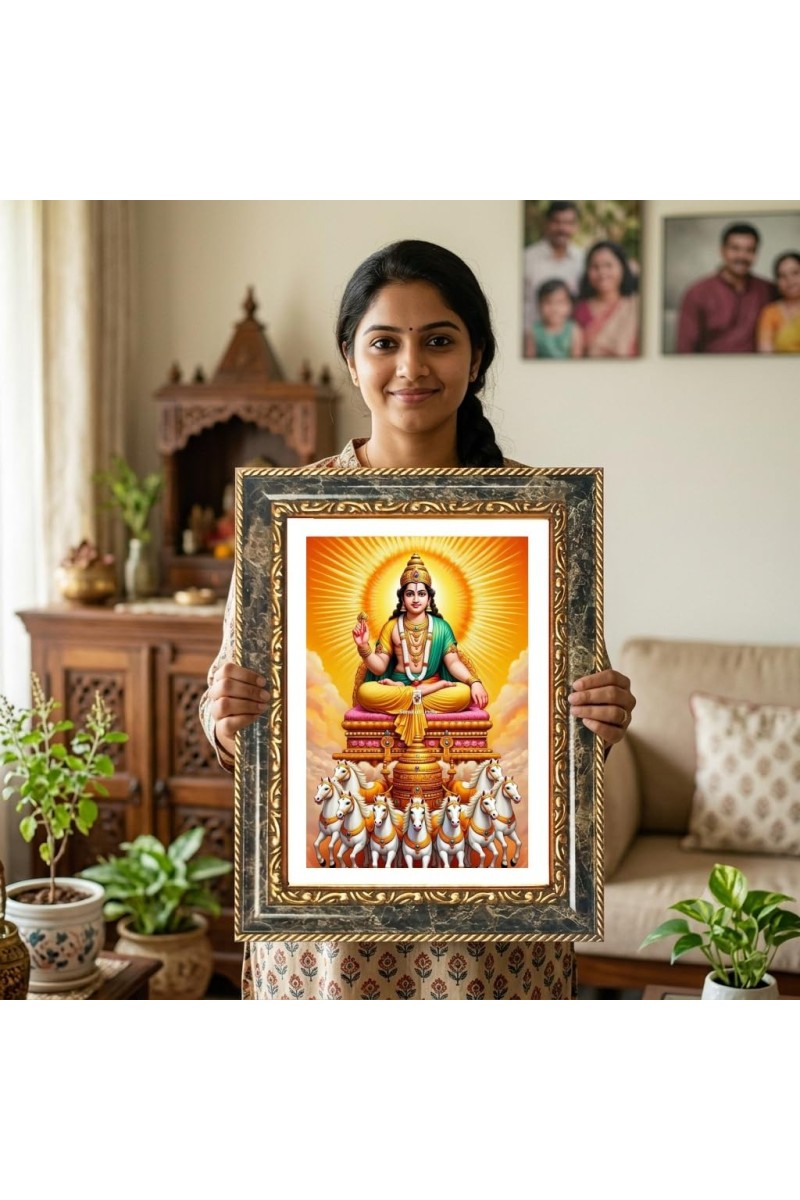 Surya Decorative Photo Frame With White Mount | Premium Wall & Tabletop Picture Frame | Home, Office & Temple Decoration | 10x14 Inch (Pack Of 1) (F32589)