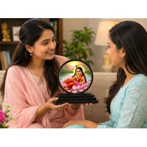 Car Dashboard Wooden Bala Tripura Sundari Showpiece | 4 X 4.5 Inch Sublimation Printed Decorative Stand | 4 Mm MDF | Home Decor | Made in India (F33326) Car Dashboard Wooden Bala Tripura Sundari Showpiece | 4 X 4.5 Inch Sublimation Printed Decorative Stand | 4 Mm MDF | Home Decor | Made in India (F33326)