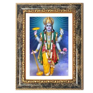 Vishnu Decorative Photo Frame With White Mount | Premium Wall & Tabletop Picture Frame | Home, Office & Temple Decoration | 8x12 Inch (Pack Of 1) (F32610) Vishnu Decorative Photo Frame With White Mount | Premium Wall & Tabletop Picture Frame | Home, Office & Temple Decoration | 8x12 Inch (Pack Of 1) (F32610)