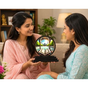 Car Dashboard Wooden Holy Quran Showpiece | 4 X 4.5 Inch Sublimation Printed Decorative Stand | 4 Mm MDF | Home Decor | Made in India (F33680) Car Dashboard Wooden Holy Quran Showpiece | 4 X 4.5 Inch Sublimation Printed Decorative Stand | 4 Mm MDF | Home Decor | Made in India (F33680)