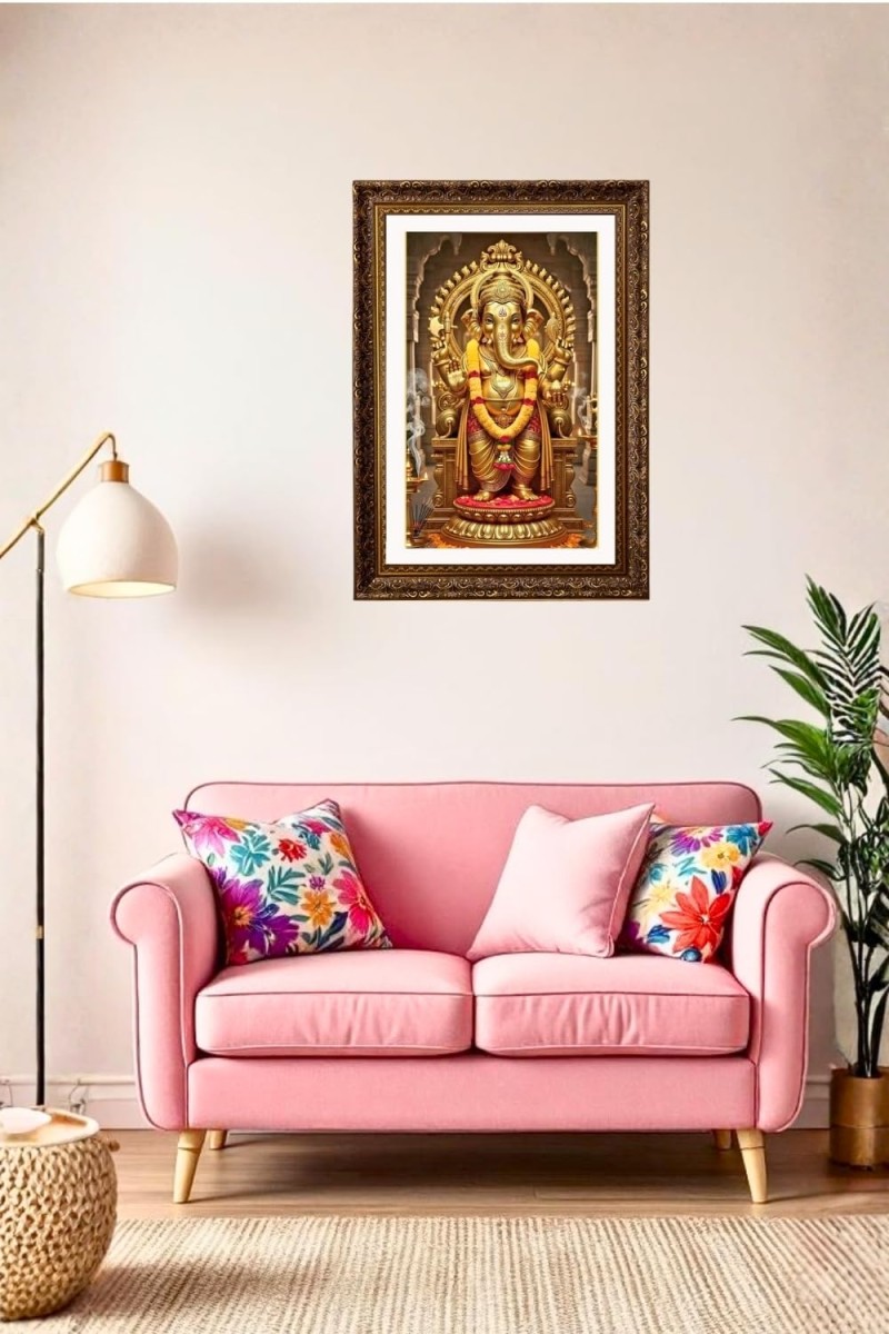 Vertical16X24 Inches Frame Big Photo Frame - 20x28 Inches For Home,Temple & Office Decoration (F10930)