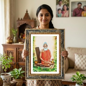 Shiva And Parvati Decorative Photo Frame With White Mount | Premium Wall & Tabletop Picture Frame | Home, Office & Temple Decoration | 12x16 Inch (Pack Of 1) (F31509) Shiva And Parvati Decorative Photo Frame With White Mount | Premium Wall & Tabletop Picture Frame | Home, Office & Temple Decoration | 12x16 Inch (Pack Of 1) (F31509)