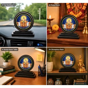 Car Dashboard Wooden Lord Surya Dev Showpiece | 4 X 4.5 Inch Sublimation Printed Decorative Stand | 4 Mm MDF | Home Decor | Made in India (F33584) Car Dashboard Wooden Lord Surya Dev Showpiece | 4 X 4.5 Inch Sublimation Printed Decorative Stand | 4 Mm MDF | Home Decor | Made in India (F33584)