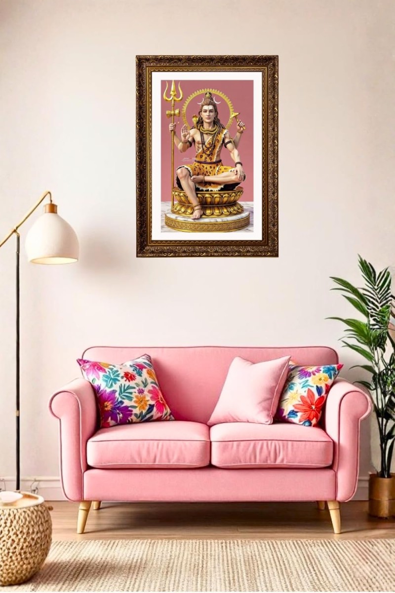 Vertical16X24 Inches Frame Big Photo Frame - 20x28 Inches For Home,Temple & Office Decoration (F10945)