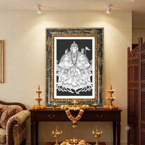 Saraswati Decorative Photo Frame With White Mount | Premium Wall & Tabletop Picture Frame | Home, Office & Temple Decoration | 12x16 Inch (Pack Of 1) (F32688) Saraswati Decorative Photo Frame With White Mount | Premium Wall & Tabletop Picture Frame | Home, Office & Temple Decoration | 12x16 Inch (Pack Of 1) (F32688)