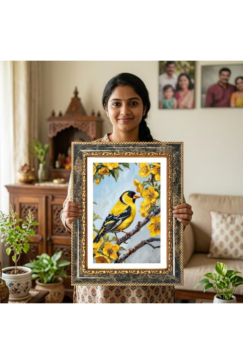 Vishnu Avatars Decorative Photo Frame With White Mount | Premium Wall & Tabletop Picture Frame | Home, Office & Temple Decoration | 12x16 Inch (Pack Of 1) (F33114)