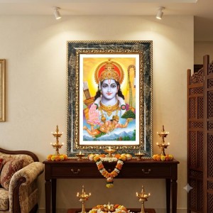 Rama Decorative Photo Frame With White Mount | Premium Wall & Tabletop Picture Frame | Home, Office & Temple Decoration | 10x14 Inch (Pack Of 1) (F33120) Rama Decorative Photo Frame With White Mount | Premium Wall & Tabletop Picture Frame | Home, Office & Temple Decoration | 10x14 Inch (Pack Of 1) (F33120)