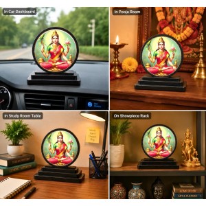 Car Dashboard Wooden Tripura Sundari Showpiece | 4 X 4.5 Inch Sublimation Printed Decorative Stand | 4 Mm MDF | Home Decor | Made in India (F33469) Car Dashboard Wooden Tripura Sundari Showpiece | 4 X 4.5 Inch Sublimation Printed Decorative Stand | 4 Mm MDF | Home Decor | Made in India (F33469)