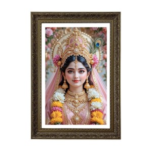 Vertical16X24 Inches Frame Big Photo Frame - 20x28 Inches For Home,Temple & Office Decoration (F11112)
