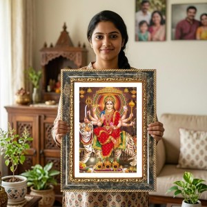 Mitra Decorative Photo Frame With White Mount | Premium Wall & Tabletop Picture Frame | Home, Office & Temple Decoration | 12x16 Inch (Pack Of 1) (F33069) Mitra Decorative Photo Frame With White Mount | Premium Wall & Tabletop Picture Frame | Home, Office & Temple Decoration | 12x16 Inch (Pack Of 1) (F33069)