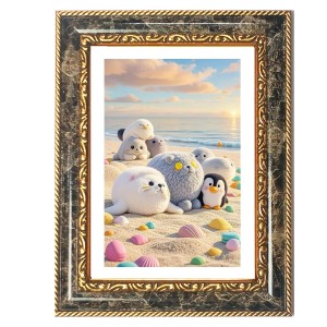 Penguins And Seals Wallpaper Decorative Photo Frame With White Mount | Premium Wall & Tabletop Picture Frame | Home, Office & Temple Decoration | 10x14 Inch (Pack Of 1) (F33099) Penguins And Seals Wallpaper Decorative Photo Frame With White Mount | Premium Wall & Tabletop Picture Frame | Home, Office & Temple Decoration | 10x14 Inch (Pack Of 1) (F33099)