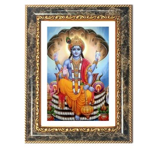 Vishnu Decorative Photo Frame With White Mount | Premium Wall & Tabletop Picture Frame | Home, Office & Temple Decoration | 8x12 Inch (Pack Of 1) (F32597) Vishnu Decorative Photo Frame With White Mount | Premium Wall & Tabletop Picture Frame | Home, Office & Temple Decoration | 8x12 Inch (Pack Of 1) (F32597)