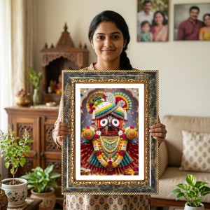 Rama Sita Hanuman Decorative Photo Frame With White Mount | Premium Wall & Tabletop Picture Frame | Home, Office & Temple Decoration | 12x16 Inch (Pack Of 1) (F33123) Rama Sita Hanuman Decorative Photo Frame With White Mount | Premium Wall & Tabletop Picture Frame | Home, Office & Temple Decoration | 12x16 Inch (Pack Of 1) (F33123)