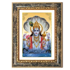 Vishnu Decorative Photo Frame With White Mount | Premium Wall & Tabletop Picture Frame | Home, Office & Temple Decoration | 8x12 Inch (Pack Of 1) (F31558) Vishnu Decorative Photo Frame With White Mount | Premium Wall & Tabletop Picture Frame | Home, Office & Temple Decoration | 8x12 Inch (Pack Of 1) (F31558)