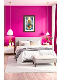 Varaha And Bhudevi Big Photo Frame - 20x28 Inches For Home,Temple & Office Decoration (F10635)