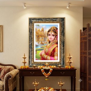 Rama Decorative Photo Frame With White Mount | Premium Wall & Tabletop Picture Frame | Home, Office & Temple Decoration | 12x16 Inch (Pack Of 1) (F33075) Rama Decorative Photo Frame With White Mount | Premium Wall & Tabletop Picture Frame | Home, Office & Temple Decoration | 12x16 Inch (Pack Of 1) (F33075)