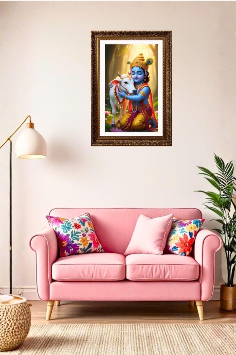 Vertical16X24 Inches Frame Big Photo Frame - 20x28 Inches For Home,Temple & Office Decoration (F10955)