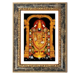 Venkateswara Decorative Photo Frame With White Mount | Premium Wall & Tabletop Picture Frame | Home, Office & Temple Decoration | 8x12 Inch (Pack Of 1) (F32364) Venkateswara Decorative Photo Frame With White Mount | Premium Wall & Tabletop Picture Frame | Home, Office & Temple Decoration | 8x12 Inch (Pack Of 1) (F32364)