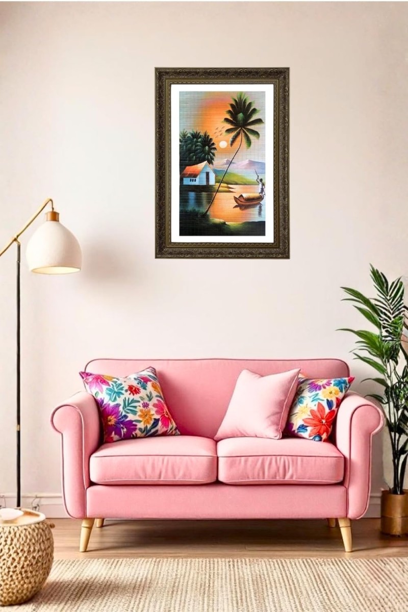 Vertical16X24 Inches Frame Big Photo Frame - 20x28 Inches For Home,Temple & Office Decoration (F10861)