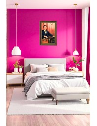 Mohammed Rafi Big Photo Frame - 20x28 Inches For Home,Temple & Office Decoration (F10633)