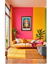Surya Dev Big Photo Frame - 20x28 Inches For Home,Temple & Office Decoration (F11255)