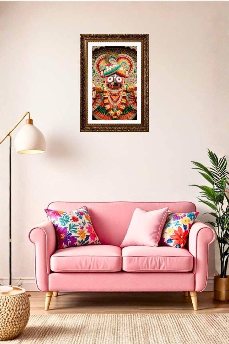 Vertical16X24 Inches Frame Big Photo Frame - 20x28 Inches For Home,Temple & Office Decoration (F10932)