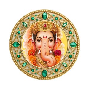 Lord Ganeshaa Fridge Magnet Wooden | Glossy Sublimation Print | 4x4 Inch | Strong Magnet Back | Decorative Magnet for Fridge, Almirah & Temple Decor (F23775) Lord Ganeshaa Fridge Magnet Wooden | Glossy Sublimation Print | 4x4 Inch | Strong Magnet Back | Decorative Magnet for Fridge, Almirah & Temple Decor (F23775)
