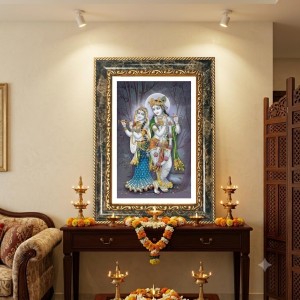Radhaa Krishna Decorative Photo Frame With White Mount | Premium Wall & Tabletop Picture Frame | Home, Office & Temple Decoration | 8x12 Inch (Pack Of 1) (F32670) Radhaa Krishna Decorative Photo Frame With White Mount | Premium Wall & Tabletop Picture Frame | Home, Office & Temple Decoration | 8x12 Inch (Pack Of 1) (F32670)