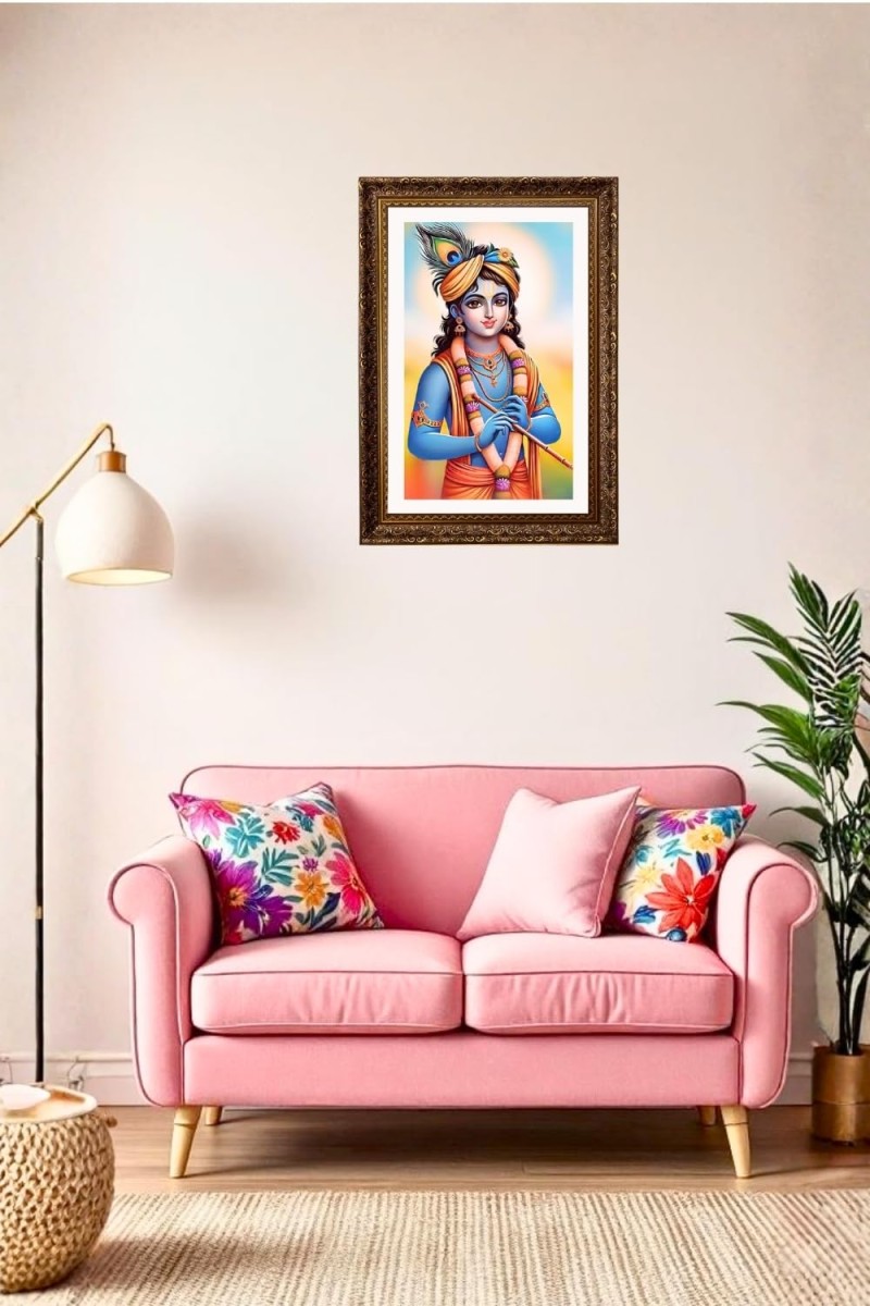 Vertical16X24 Inches Frame Big Photo Frame - 20x28 Inches For Home,Temple & Office Decoration (F10906)