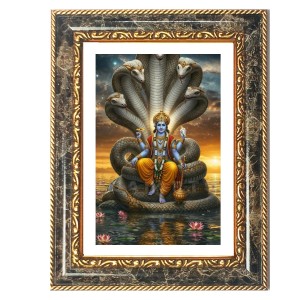 Vishnu Decorative Photo Frame With White Mount | Premium Wall & Tabletop Picture Frame | Home, Office & Temple Decoration | 10x14 Inch (Pack Of 1) (F31397) Vishnu Decorative Photo Frame With White Mount | Premium Wall & Tabletop Picture Frame | Home, Office & Temple Decoration | 10x14 Inch (Pack Of 1) (F31397)