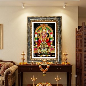 Lakshmi Decorative Photo Frame With White Mount | Premium Wall & Tabletop Picture Frame | Home, Office & Temple Decoration | 8x12 Inch (Pack Of 1) (F33185) Lakshmi Decorative Photo Frame With White Mount | Premium Wall & Tabletop Picture Frame | Home, Office & Temple Decoration | 8x12 Inch (Pack Of 1) (F33185)