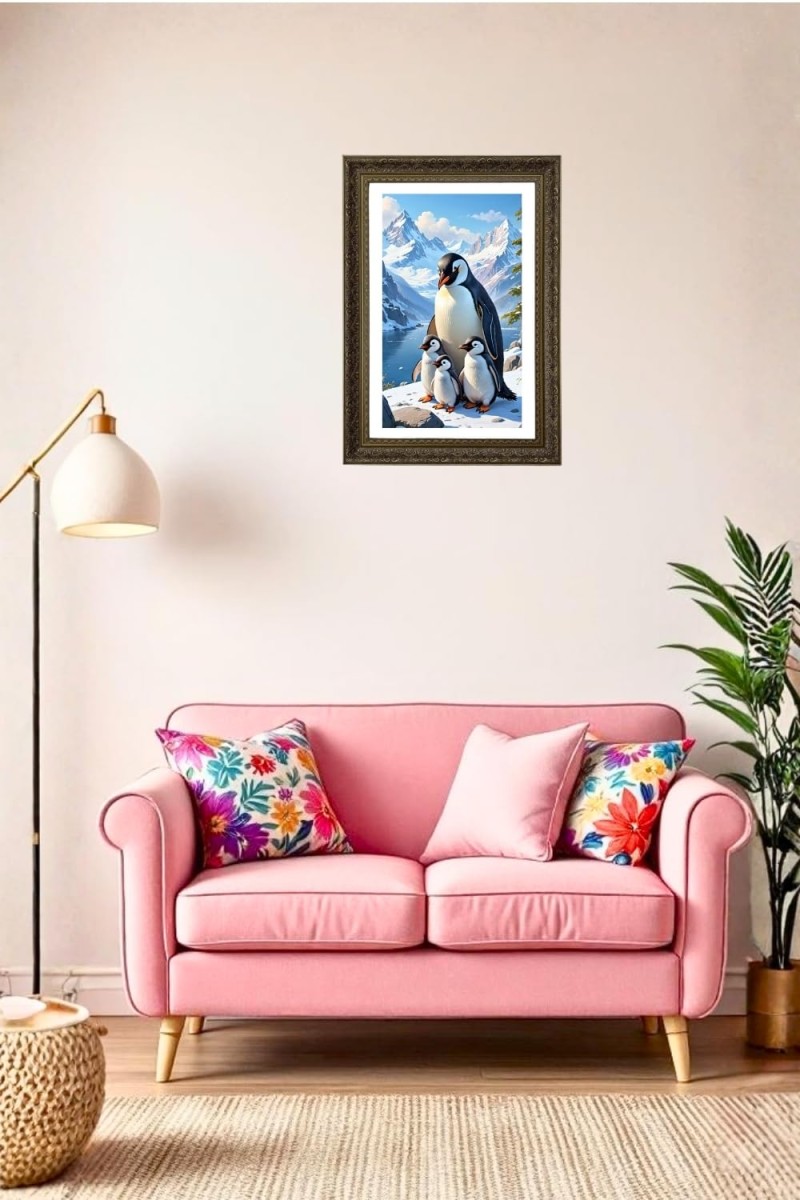 Vertical16X24 Inches Frame Big Photo Frame - 20x28 Inches For Home,Temple & Office Decoration (F10858)