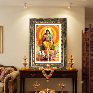 Ram And Sita Decorative Photo Frame With White Mount | Premium Wall & Tabletop Picture Frame | Home, Office & Temple Decoration | 12x16 Inch (Pack Of 1) (F32637) Ram And Sita Decorative Photo Frame With White Mount | Premium Wall & Tabletop Picture Frame | Home, Office & Temple Decoration | 12x16 Inch (Pack Of 1) (F32637)